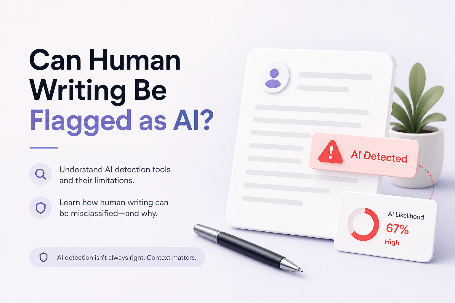 Can Human Writing Be Flagged as AI?