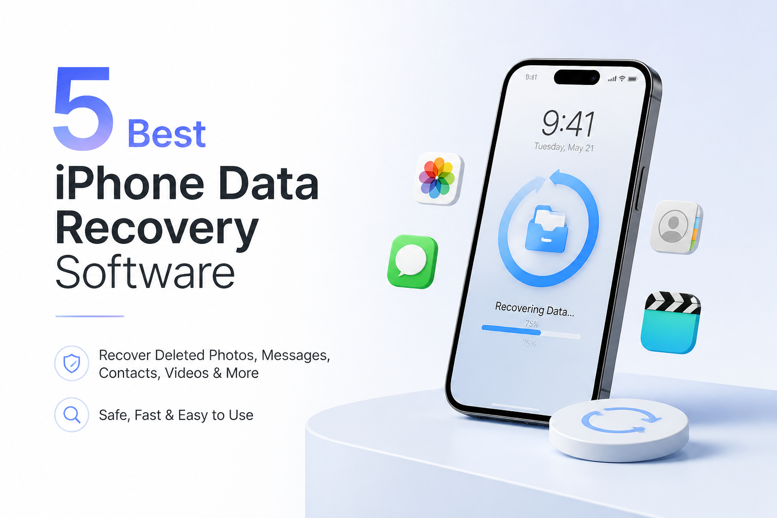 5 Best iPhone Data Recovery Software in 2026