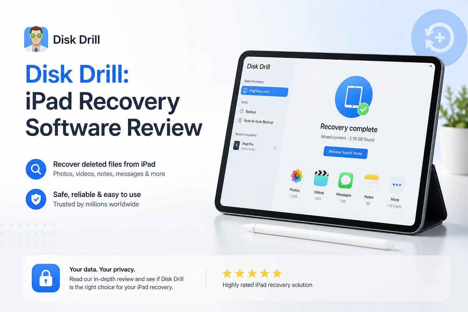 Disk Drill: iPad Recovery Software Review