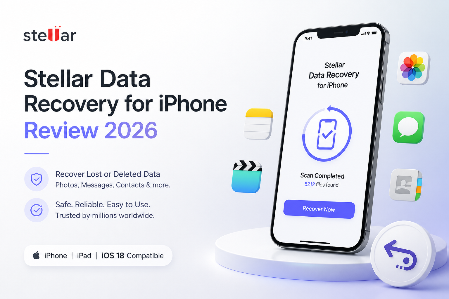 Stellar Data Recovery for iPhone Review 2026