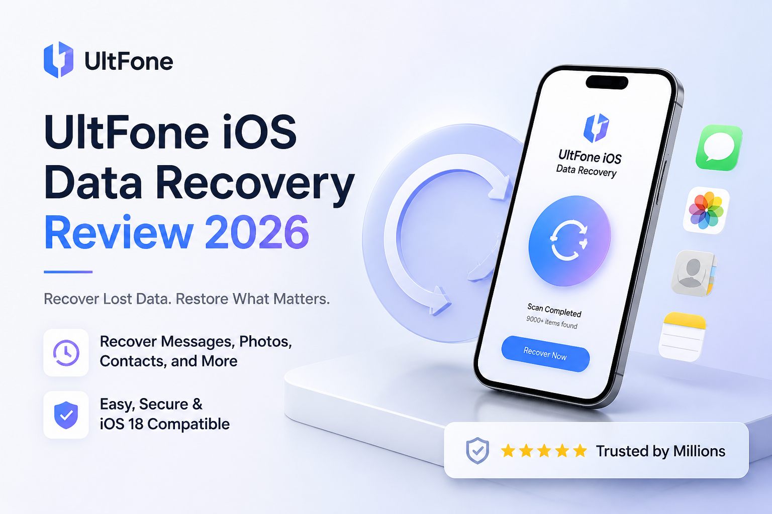 UltFone iOS Data Recovery Review 2026