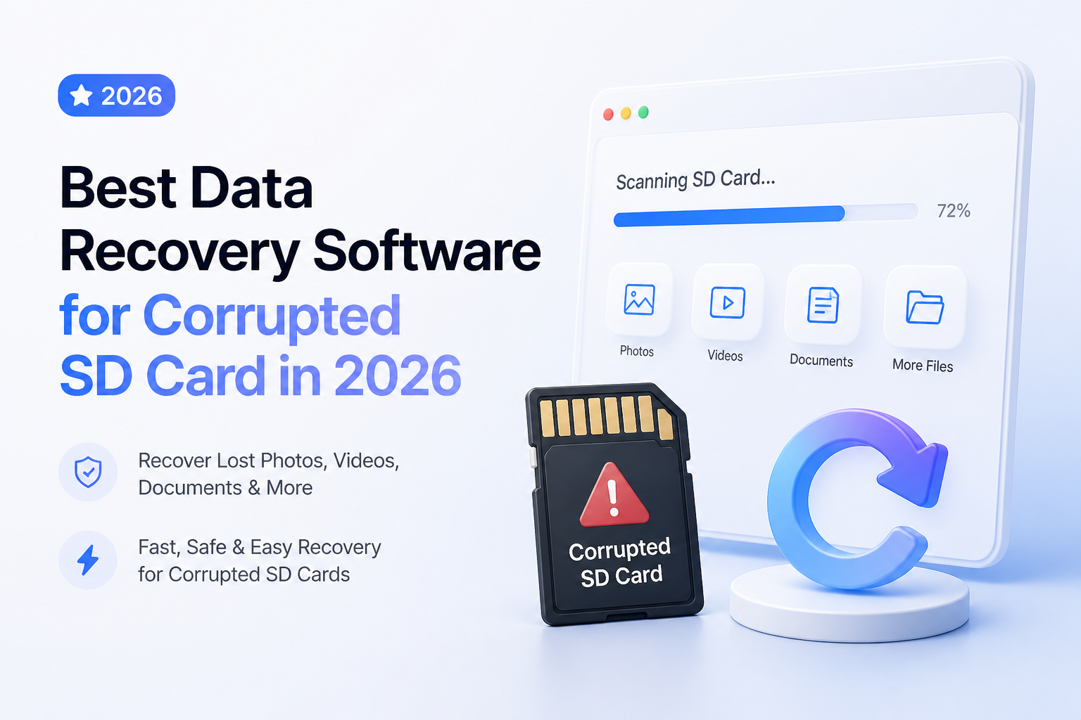 Best Data Recovery Software for Corrupted SD Card in 2026