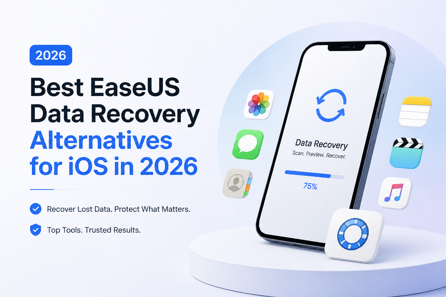 Best EaseUS Data Recovery Alternatives for iOS in 2026