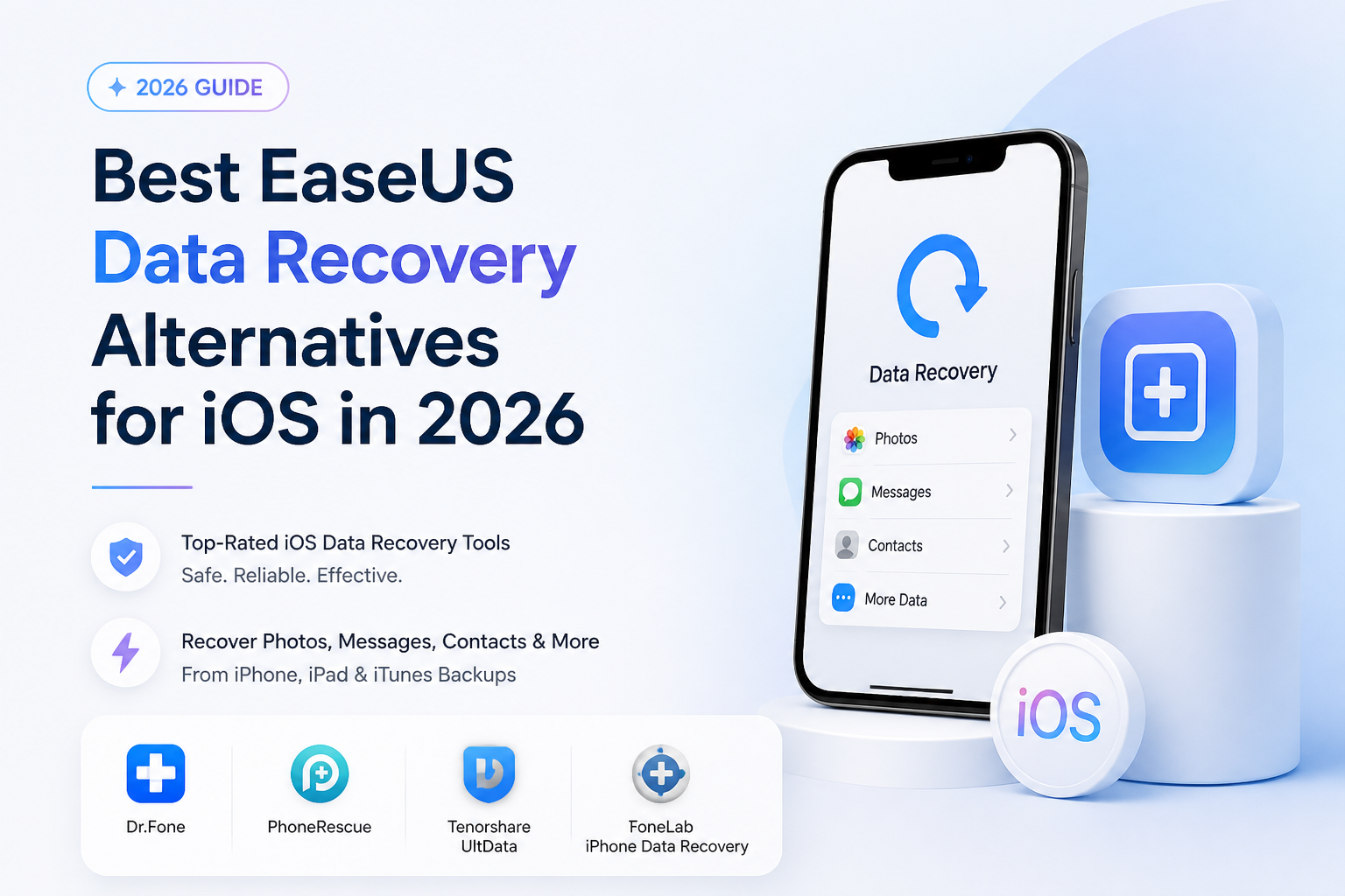 Best EaseUS Data Recovery Alternatives for iOS in 2026
