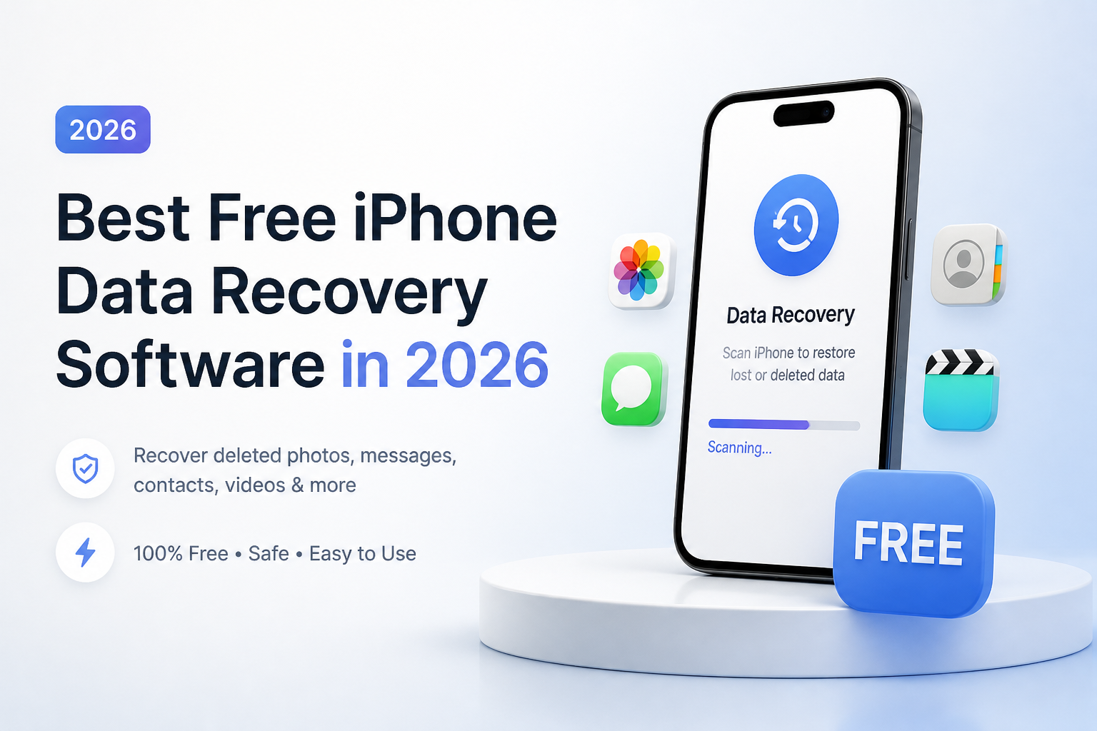 Best Free iPhone Data Recovery Software in 2026