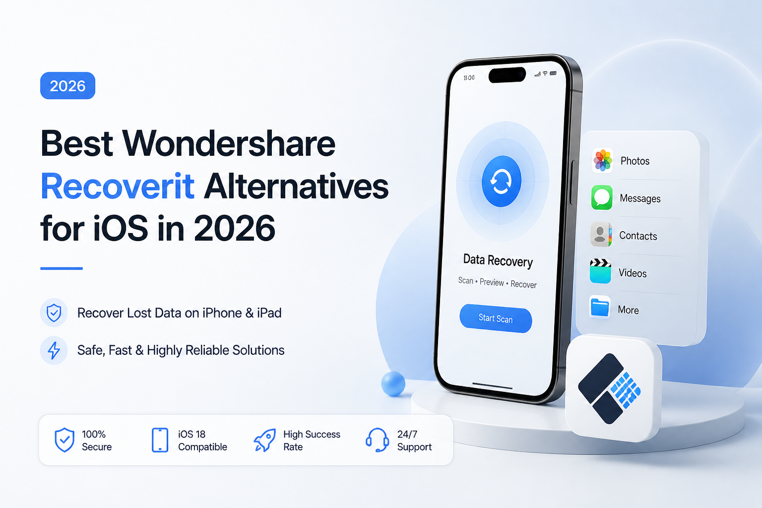 Best Wondershare Recoverit Alternatives for iOS in 2026